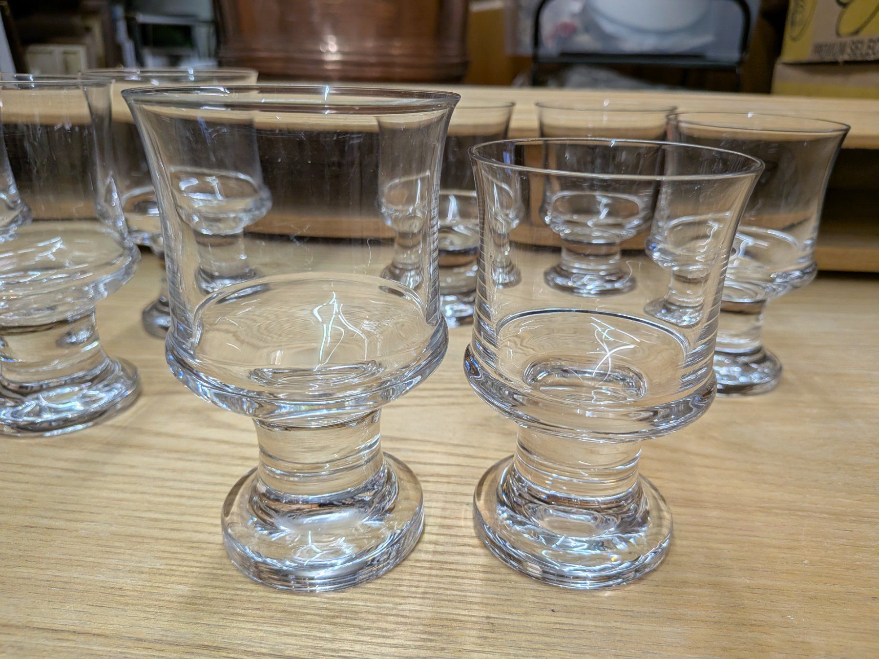 Iittala Bicchieri: 8 Gläser Iittala Tapio Wirkkala – Usato da Emmen venduto da magelan 4