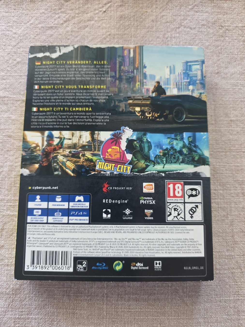 Giochi: Cyberpunk 2077 PS4 Spiel – Usato da Olten venduto da Prinzenstyle 1