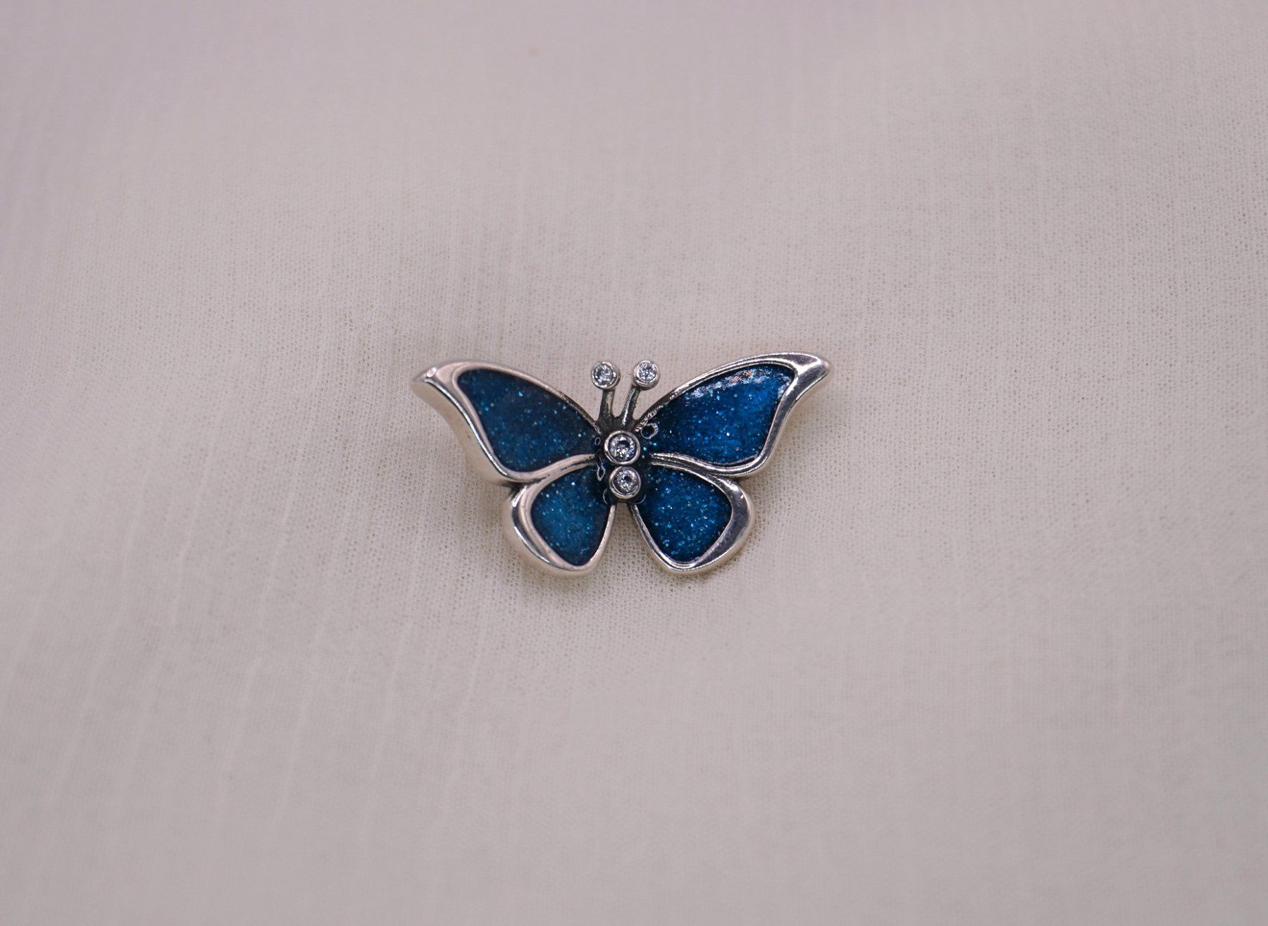 Ciondoli: Charm "grosser blauer Schmetterling" zu Pandora S925 – Nuovo (secondo la descrizione) da Niederbüren venduto da Fidi5