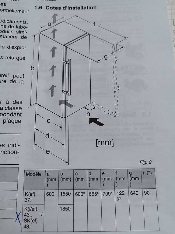 Frigoriferi: Frigo en parfait état  – Usato da Sévery venduto da mu_et_jo 1
