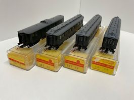 Liliput H0, 295 00 und 294 00 Wagenset 4Teilig Top Neuwertig
