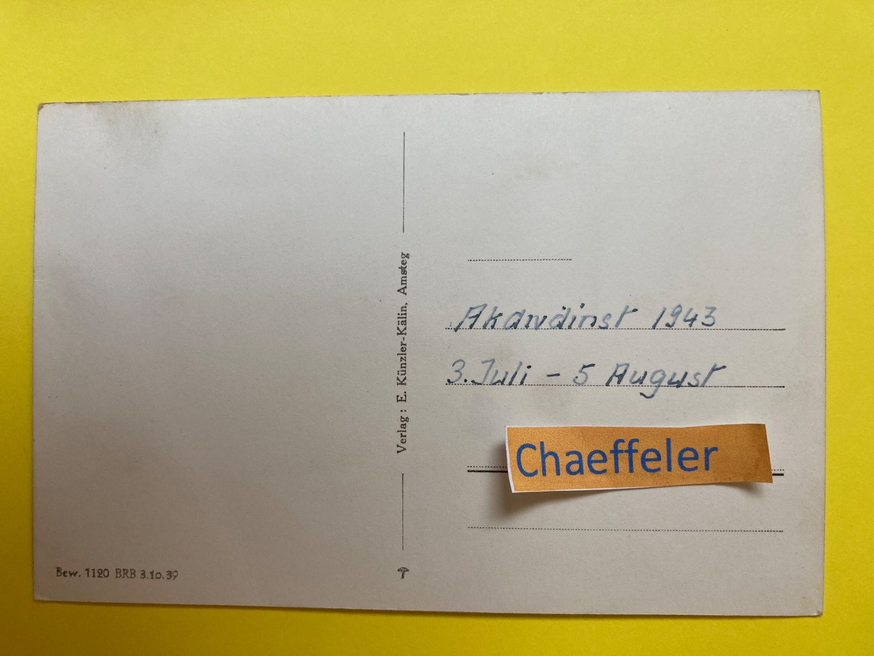 Cartoline postali: Maderanertal: Über dem Golzersee – Usato da Zürich venduto da Chaeffeler 1