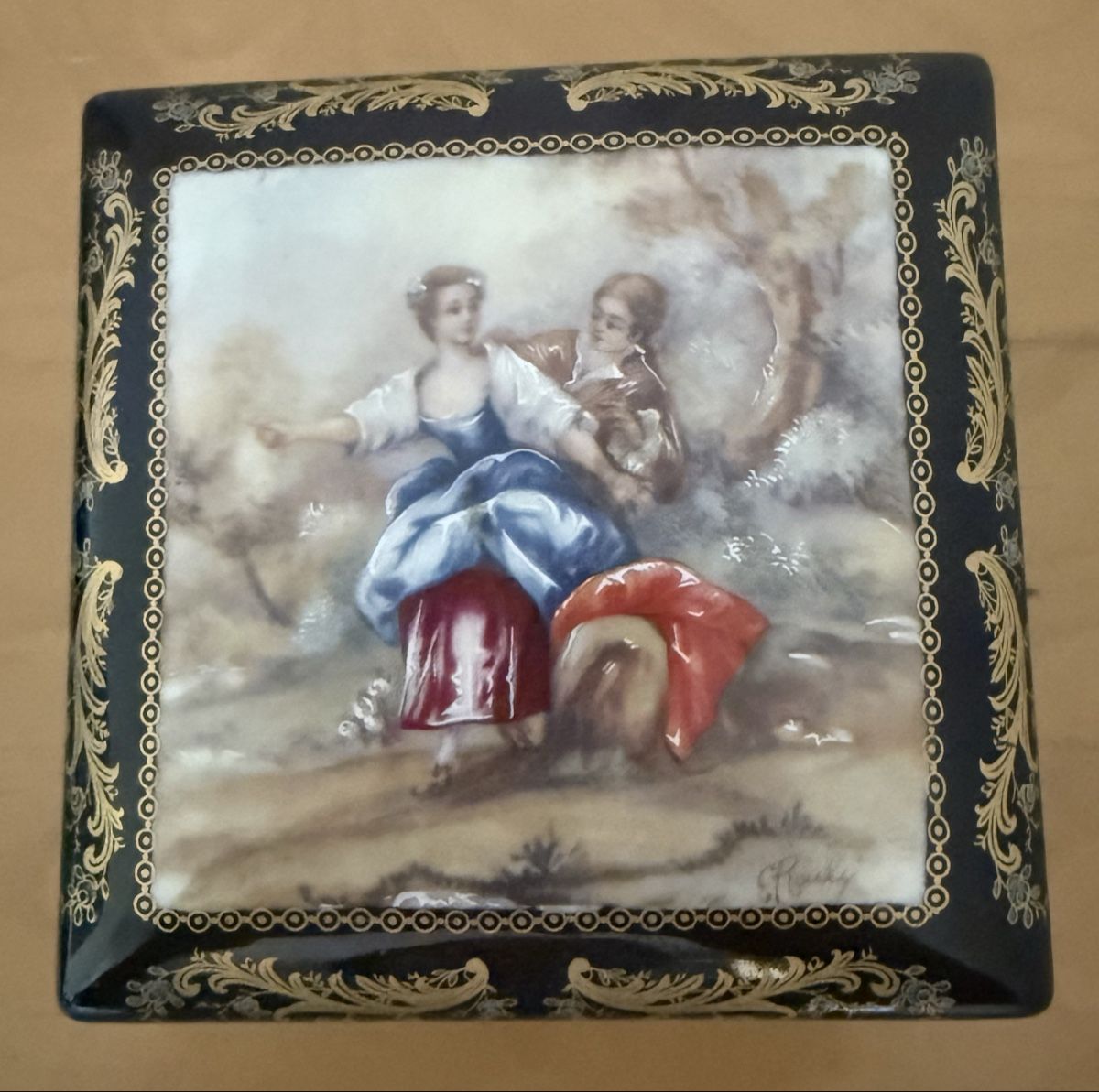 Barattoli: Boîte à bijoux ancienne – Usato da Vésenaz venduto da NORA1325