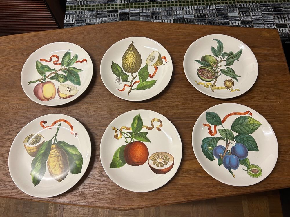 Lot de 6 Assiettes vintage en faïence ancienne Villeroy & Bo (Gebraucht