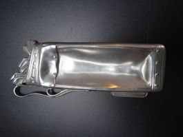liegender Golfsack als Schälchen Metall
