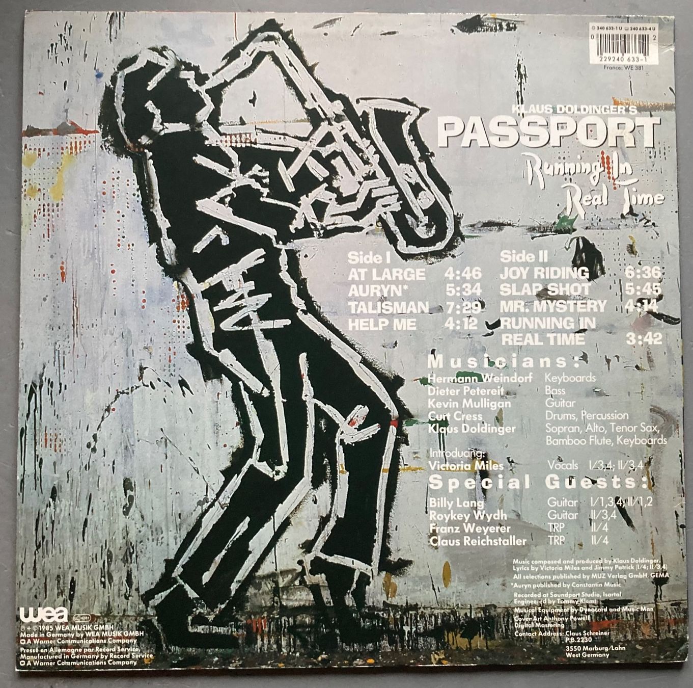Vinyles: PASSPORT - RUNNING IN REAL TIME – D'occasion à Poliez-Pittet par Newtown-Records 1