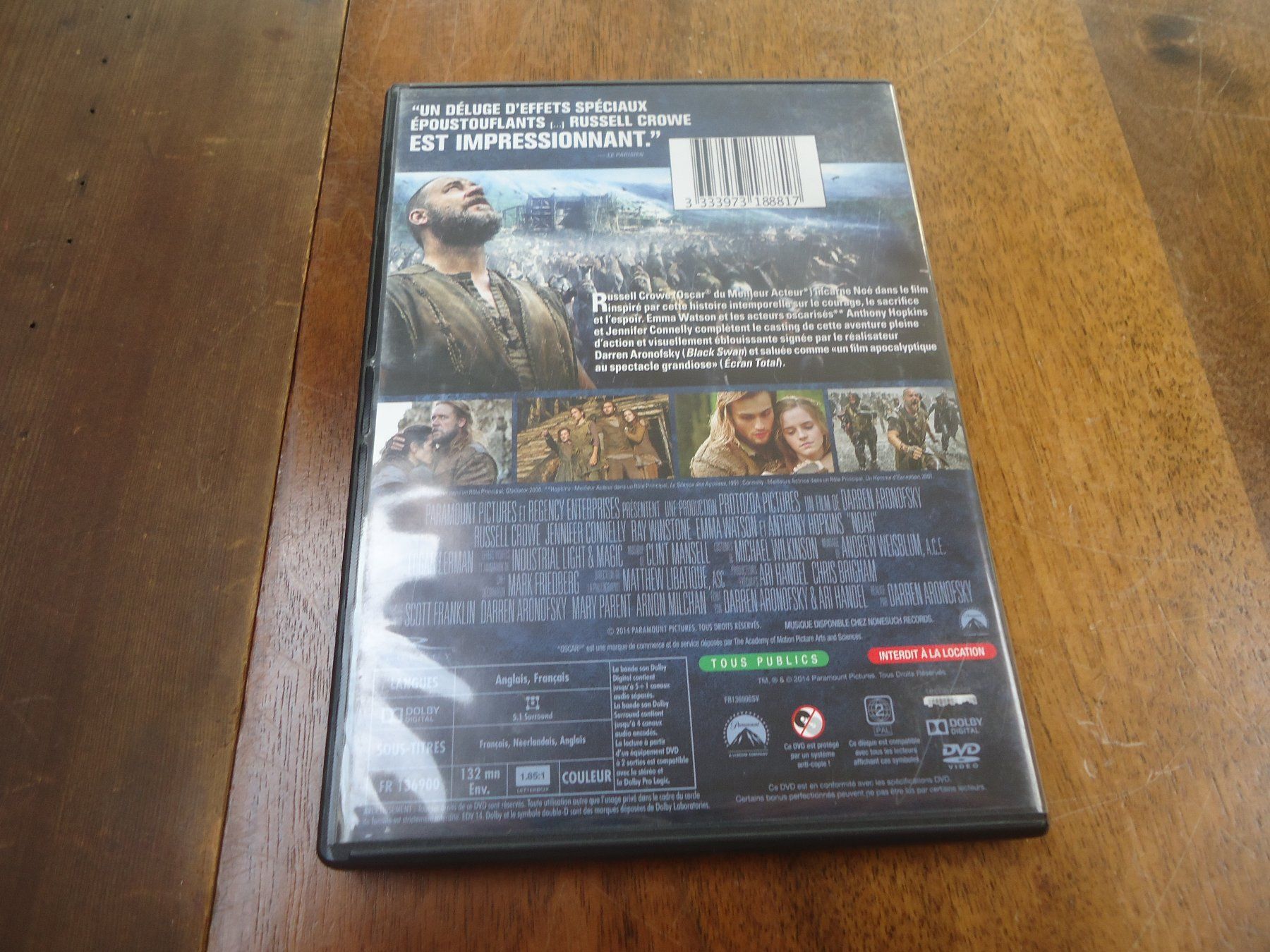 Tutti i DVDs: DVD - Noé – Usato da Vessy venduto da mafabe 1