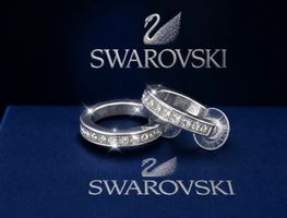 Swarovski Ohrringe Creolen original und ungetragen