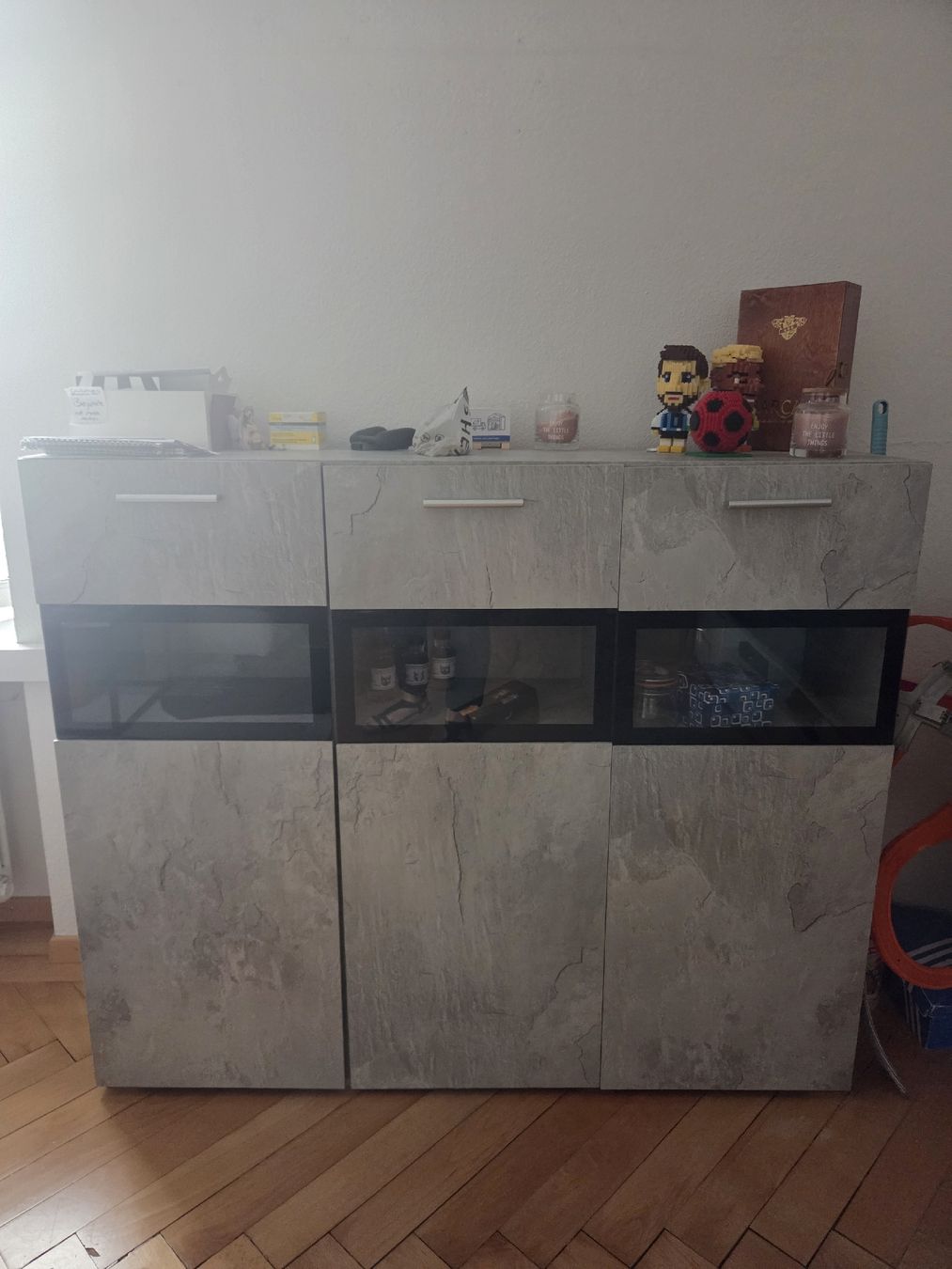 TV Möbel: Wohnwand 5-teilig, plus Sideboard in Betonoptik – Neu (gemäss Beschreibung) aus Altnau von Tanii1980 1