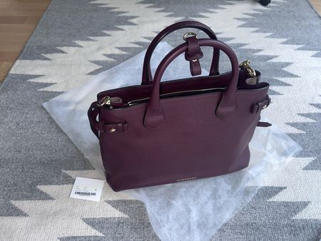 Burberry bag - Banner leather and canvas