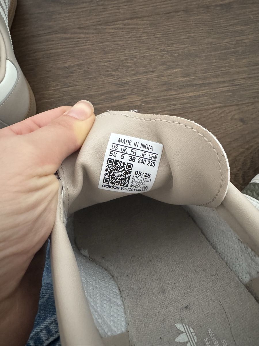 Adidas Scarpe da donna: Adidas Samba Sneaker, Beige, Grösse 38 – Nuovo (secondo la descrizione) da Staufen venduto da M19M 3