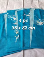 Coupons tissu bleu 