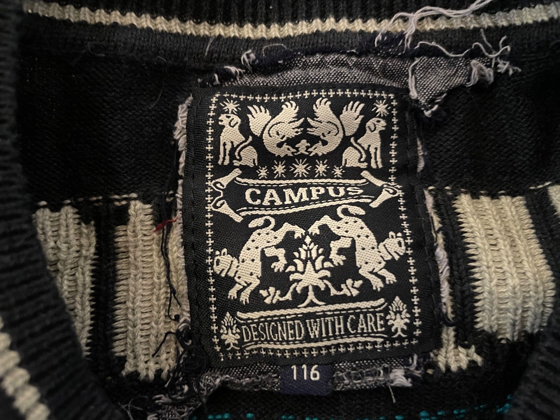 Maglioni & Felpe: Strickpullover Turtle Academy von Campus, Grösse 116 – Usato da Pfäffikon ZH venduto da rue78 2