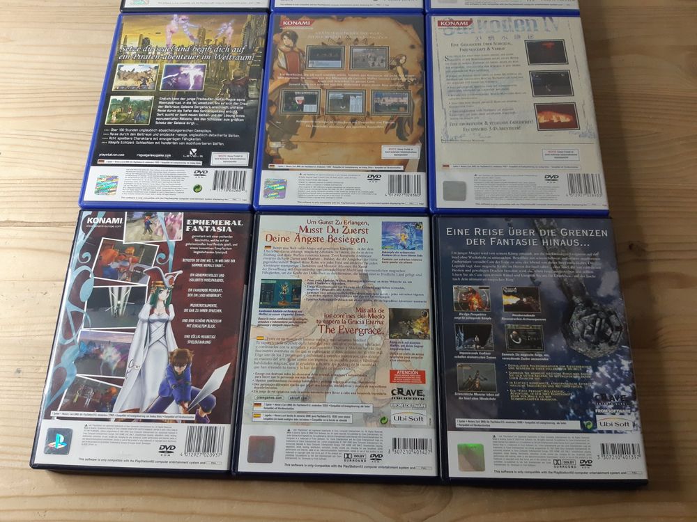 9 Rollenspiele RPG Games für PS2 im Set Kaufen auf Ricardo