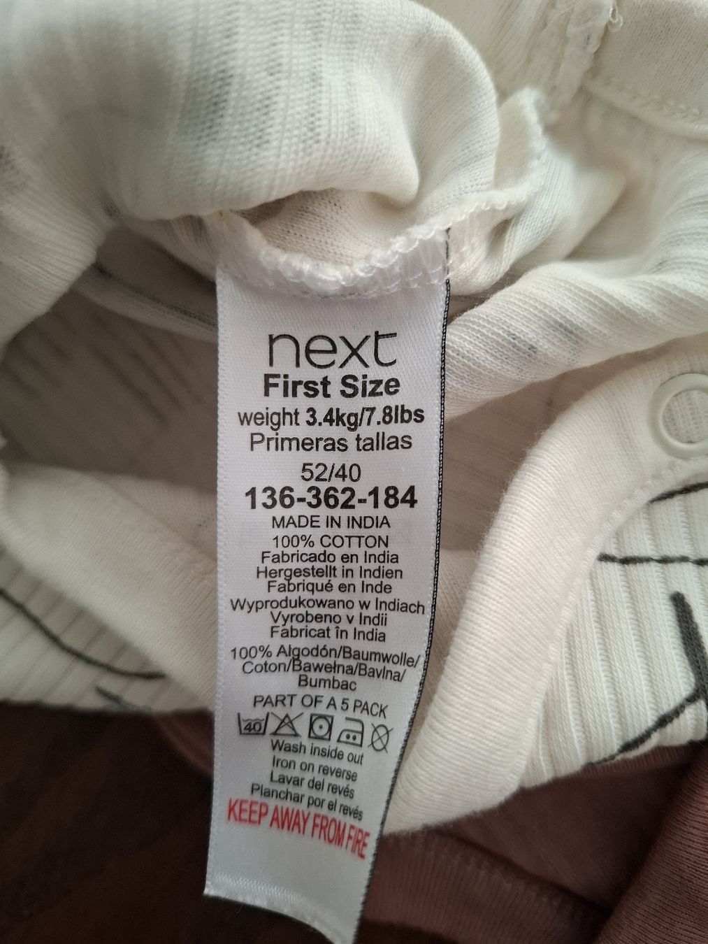 Next Lotti & Set di vestiti: 5 Next Baby Bodys Grösse 50 – Nuovo (secondo la descrizione) da Bern venduto da fabienneste 2