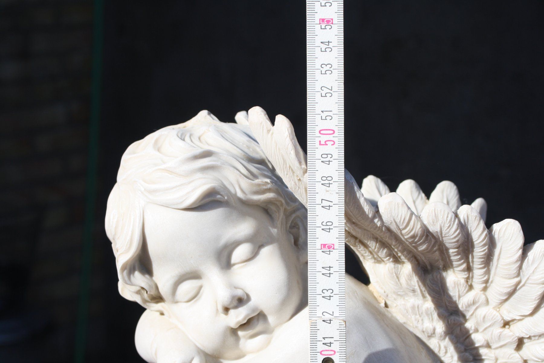 Statuette: ENGEL GROSSER SCHÖNER ENGEL AUF KUGEL – Usato da Wauwil venduto da Pneuedy 6