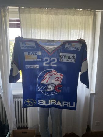 Original ZSC Lions McTavish Matchworn Trikot Gr. 54
