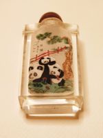 Chinesische Schnupftabakflasche aus Glas 2000er