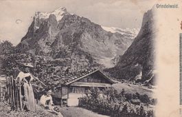 Grindelwald  (Restaurant " DE KROON " ) Carte des Menus prix
