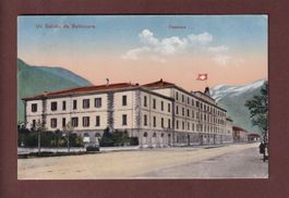 Un saluto da BELLINZONA - Caserma - 1920 // pli //