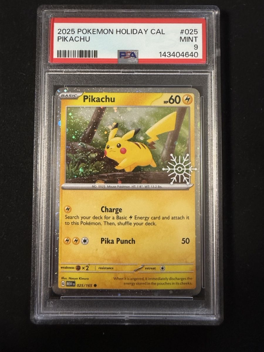 Pokémon Carte collezionabili: Pikachu Holiday Calendar PSA 9 – Nuovo (secondo la descrizione) da Luzern venduto da Emmuredb