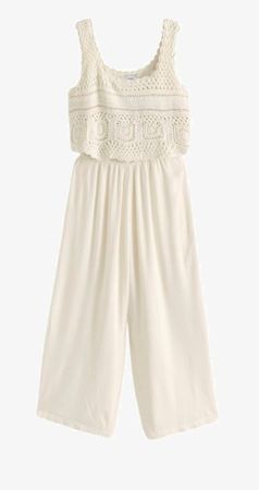 Next - Petite - Jumpsuit - cream