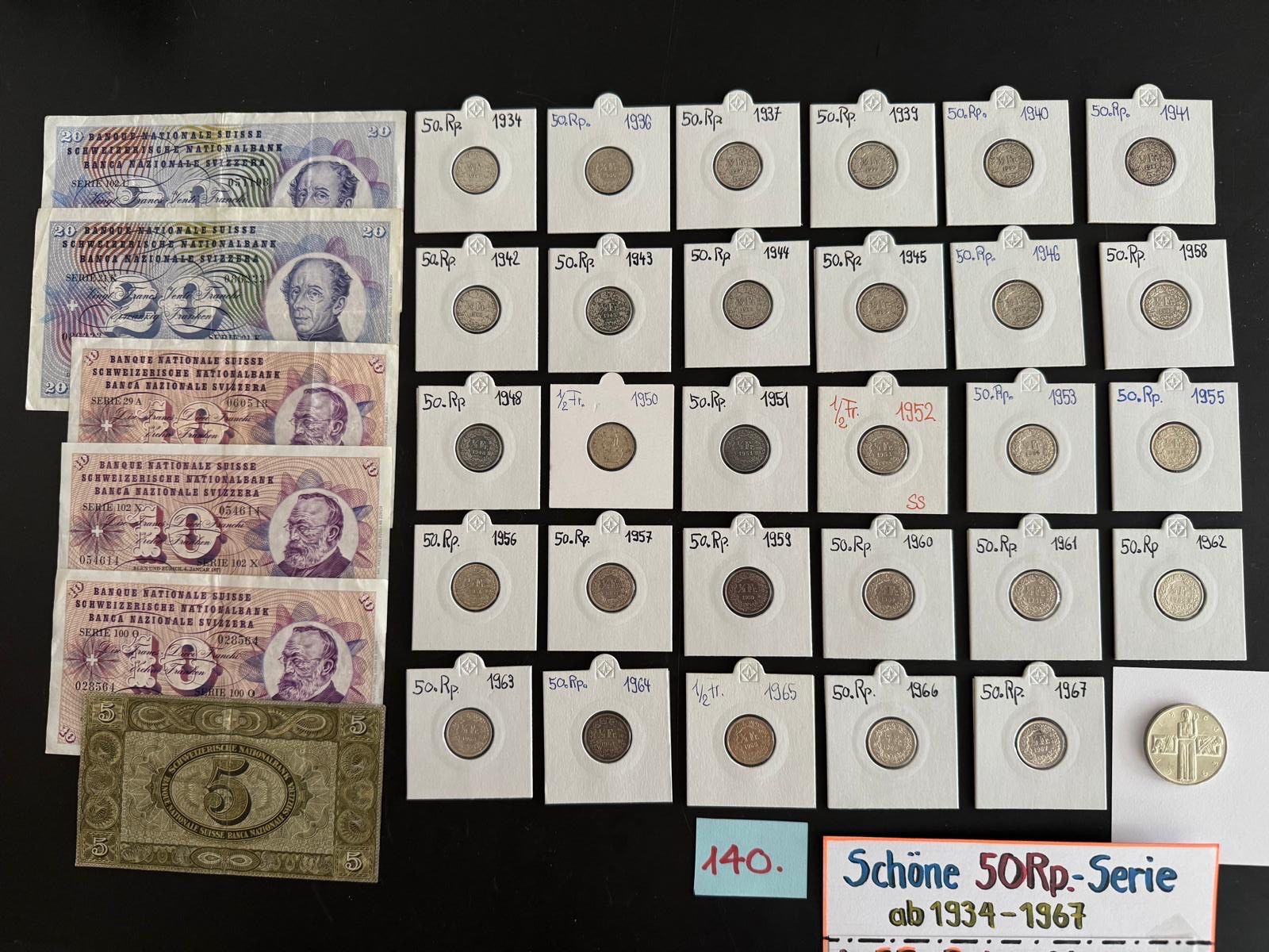 Tutti le monete: Schöne 50. Rp. Serie – Usato da Engi venduto da kasi09 1