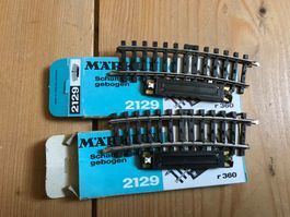märklin 2 x 2129, schaltgleis