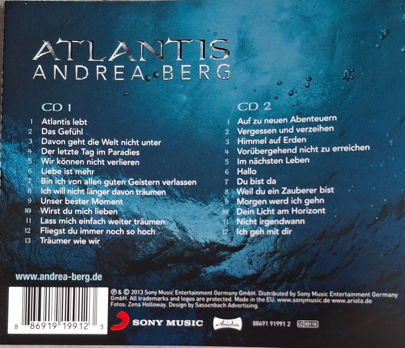 CD: Andrea Berg - Atlantis – Usato da Reinach BL venduto da Chela04 1
