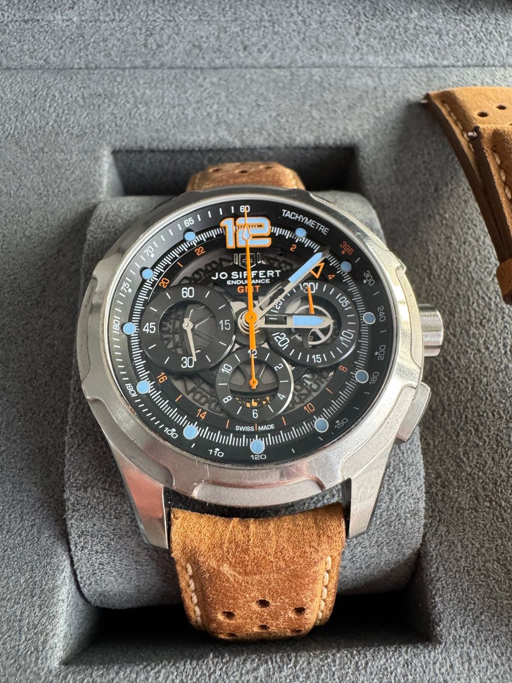 Orologi: Jo Siffert Chronograph endurance GMT Edition limitée – Usato da Vuadens venduto da 0vomaltine 2