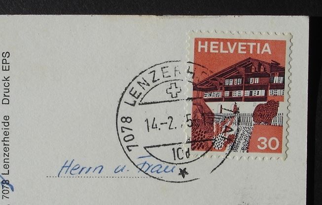 Cartoline postali: LENZERHEIDE Eisfeld Curling – Usato da Jona venduto da philajona 1