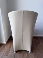 5 Rolf Benz Leather Chairs - cream