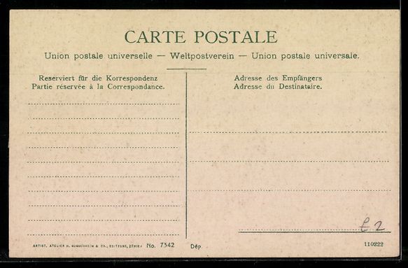 Cartes postales: Mayens de Sion, Chalet Dole mit Spazierg – D'occasion à Berlin par bartko-reher 1