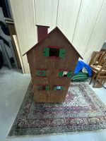Puppenhaus Holz auf Rollen