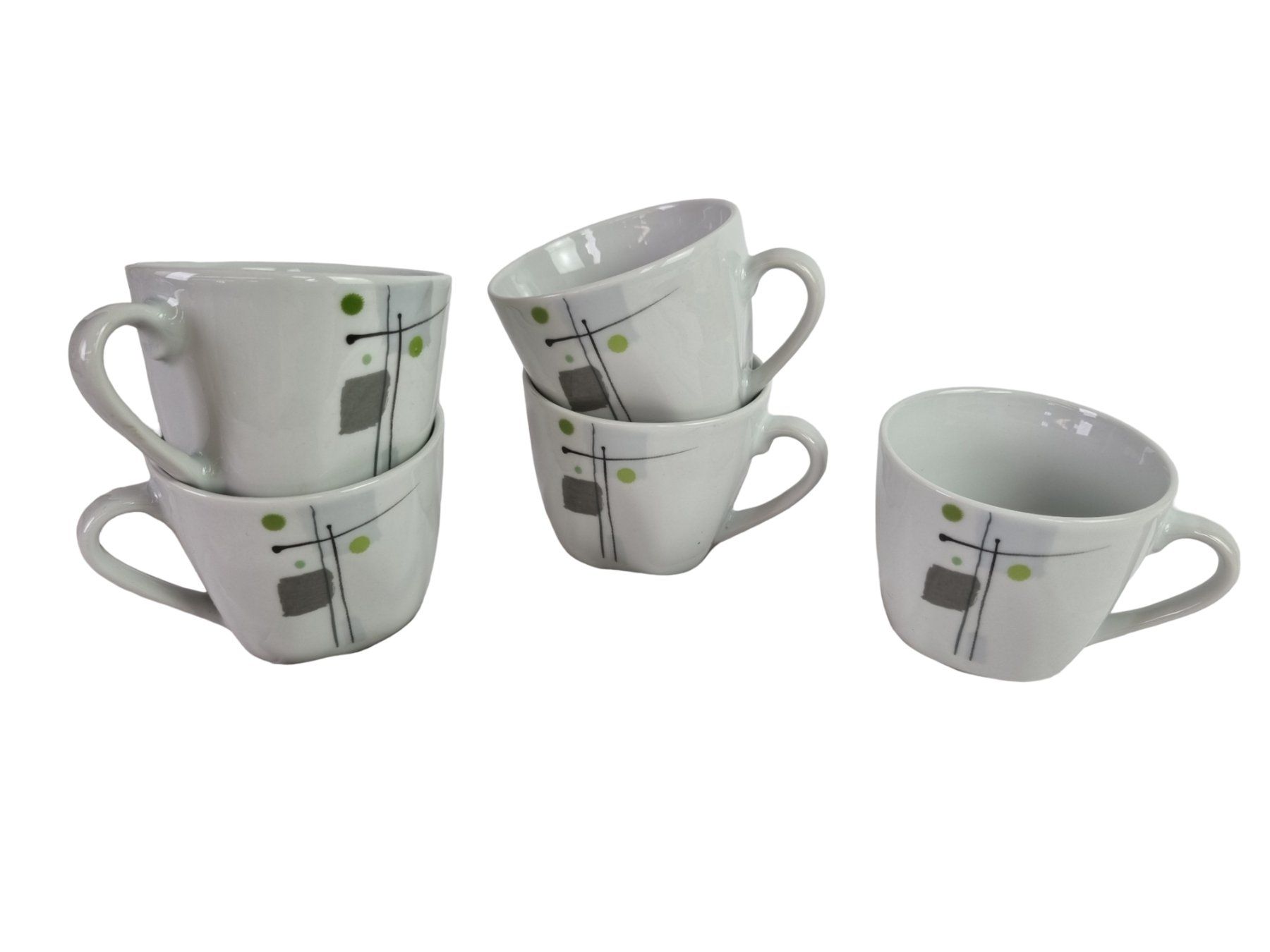 Set di piatti: VAN WELL Kaffeecervice "Accenta Green" 16-teilig – Usato da Wangen b. Olten venduto da Restwert_Wangen 3