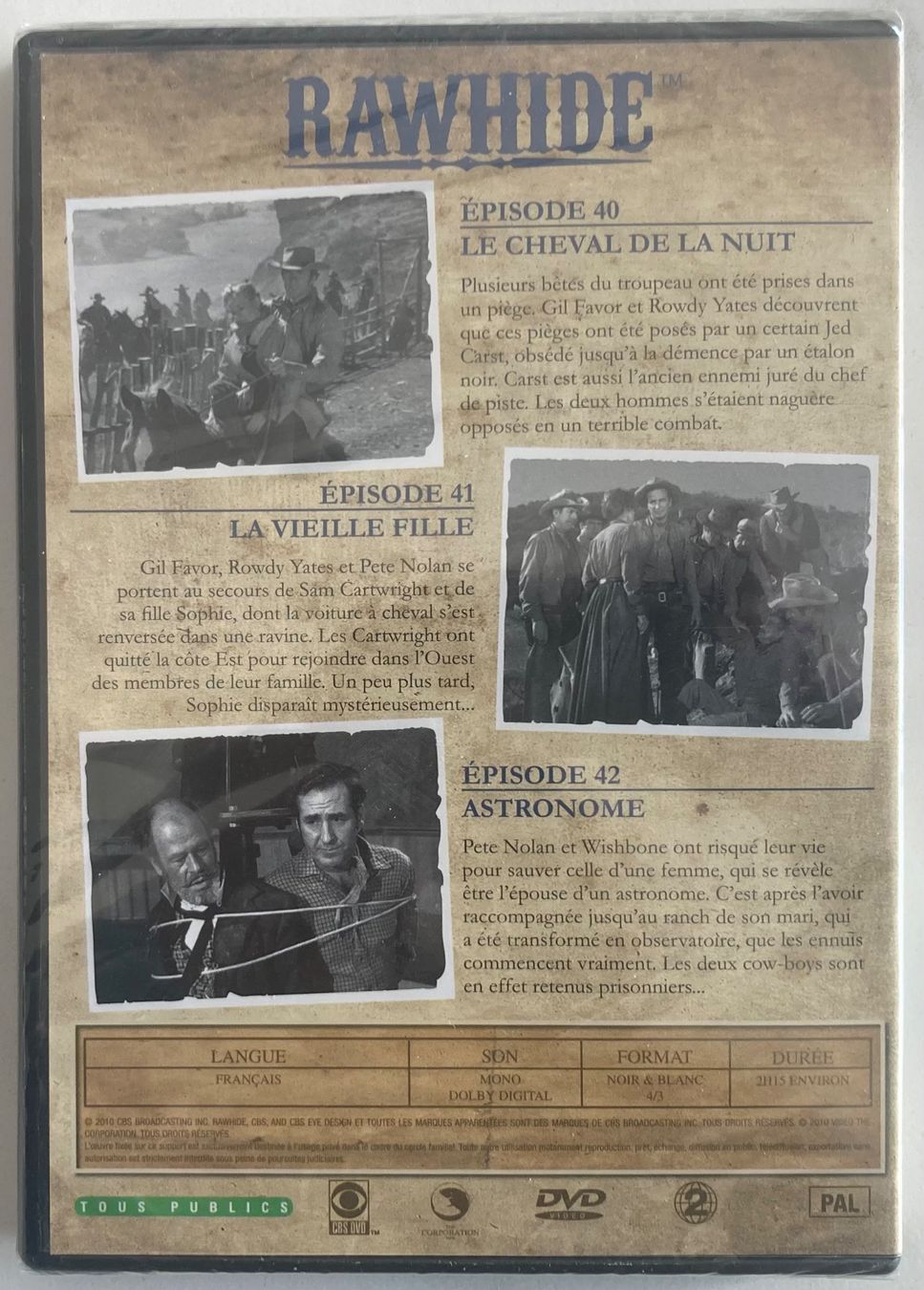 Tutti i DVDs: CLINT EASTWOOD - RAWHIDE N°14 – Usato da Poliez-Pittet venduto da Newtown-Records 4