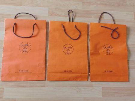 Originale Hermes Papiertaschen Shopping Paper Bag, 3 Stk.!
