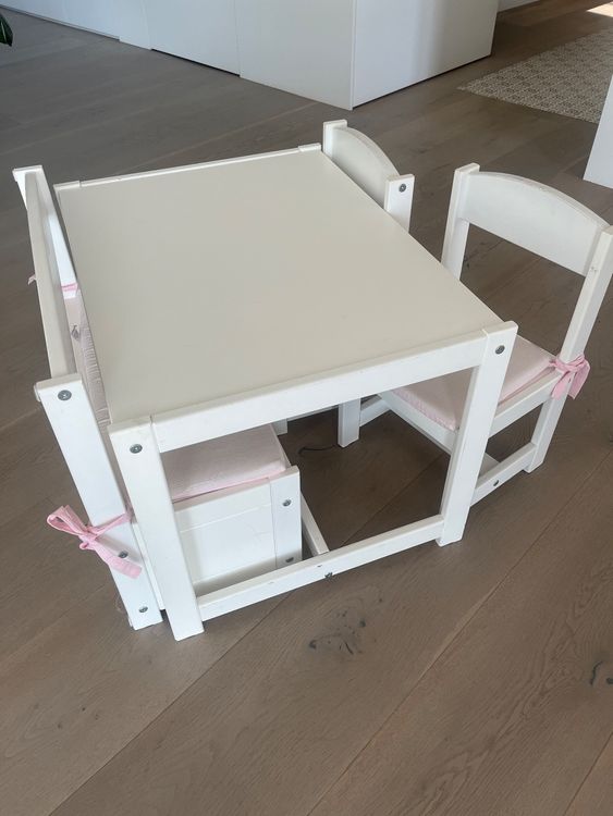 Kindertisch Mit Bank Und Stuhlen