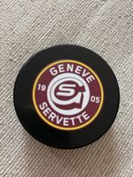 Eishockey Puck Geneve Servette Burger King schwarz