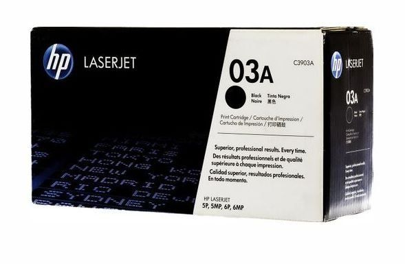 Hewlett Packard Cartucce per stampanti & toner: A2197 Original HP C3903A Toner schwarz – Nuovo e nell'imballaggio originale da Rorschach venduto da DasMussWeg25