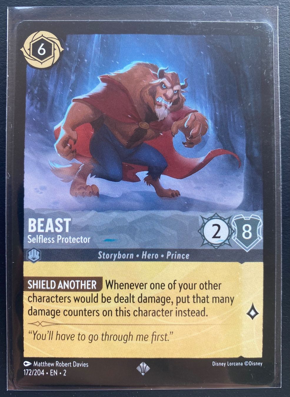 Disney Carte collezionabili: Lorcana BEAST 172/204 EN-2 Super Rare – Usato da Lugano venduto da VlaseCard