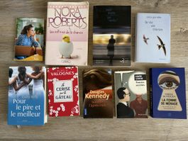 Lot de 9 livres - Bestsellers - Kennedy, Valognes, McFadden