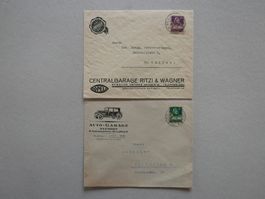 COUVERT MIT LOGO/WERBUNG GARAGE ST. GALLEN 1929 / 1933