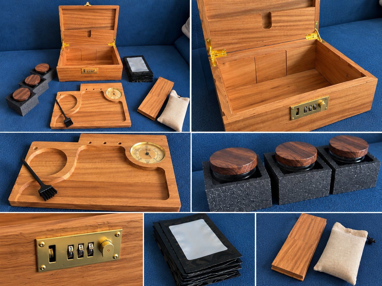 Altro in Decorazioni & Accessori: Akazienholz Aufbewahrungsbox Set -Hygrometer,Zahlenschloss – Nuovo e nell'imballaggio originale da Ringgenberg BE venduto da Euthymia 1