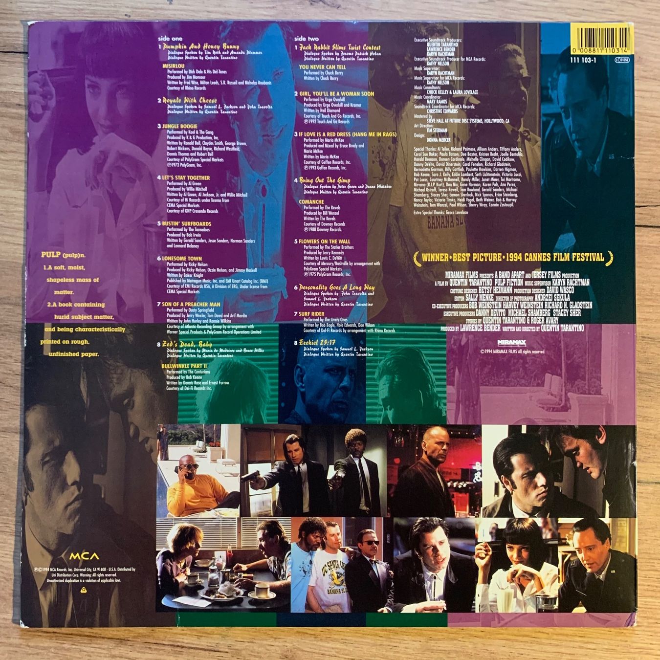 Dischi in vinile: PULP FICTION...OG EU 1994...EX/EX – Usato da Gals venduto da Diskopatshop 1
