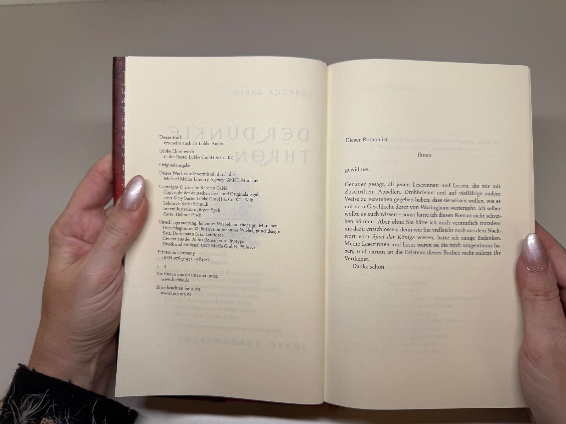 Libri: ROMAN: Rebecca Gable, Der dunkle Thron – Usato da Grosswangen venduto da Deutsche_Romane 3