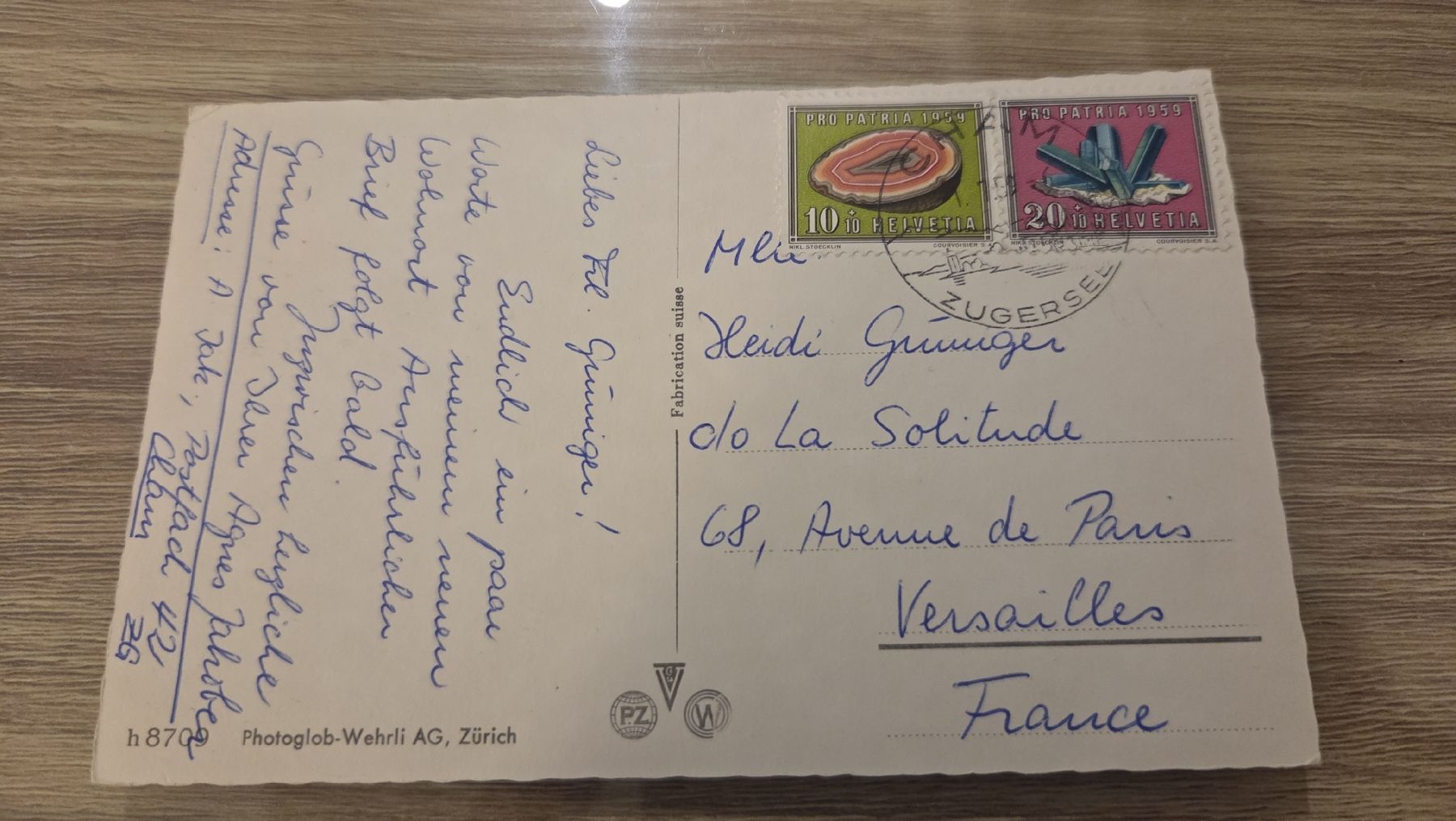 Cartoline postali: 1959  Ansichtskarte Cham – Usato da Arni AG venduto da Moth68 1