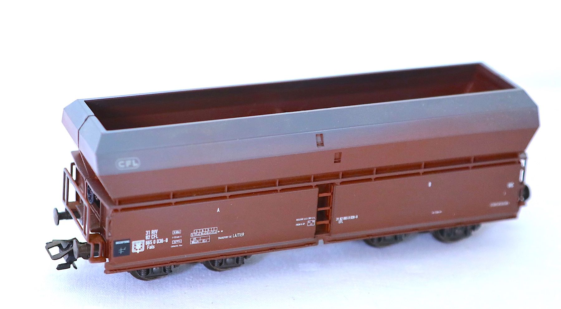 Märklin Modellini di ferrovie: Märklin 4623 Selbstentladewagen CFL – Nuovo e nell'imballaggio originale da Ipsach venduto da locky55 2