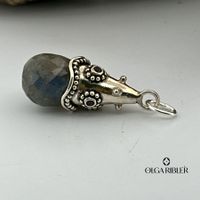 Sterling Silber Anhänger mit Labradorite