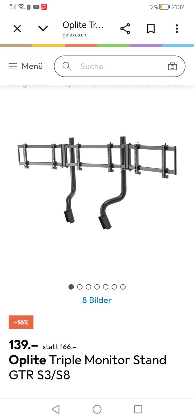 PCs: TOP ANGEBOT SIMRACING RIG OPLITE R8 – Gebraucht aus Altnau von playboy 5